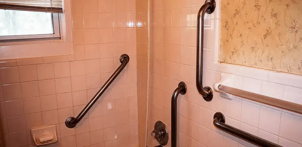 Shower grab bar installation for bathroom safety and accessibility in Hialeah, FL