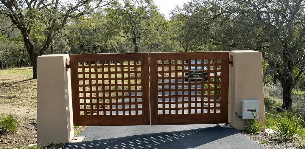 Driveway gate installation for a residential property in Hialeah, FL