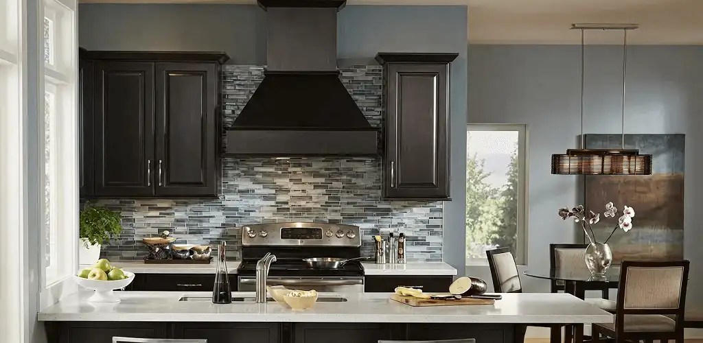 Kitchen cabinet painting and refinishing in a modern kitchen in Hialeah, FL